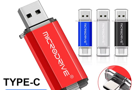 Type C USB Flash Drive OTG 2 in 1 USB 2.0 Micro USB Pen Drive 128GB 64GB 32GB 16GB 8GB 4GB Pendrive Flash Drive