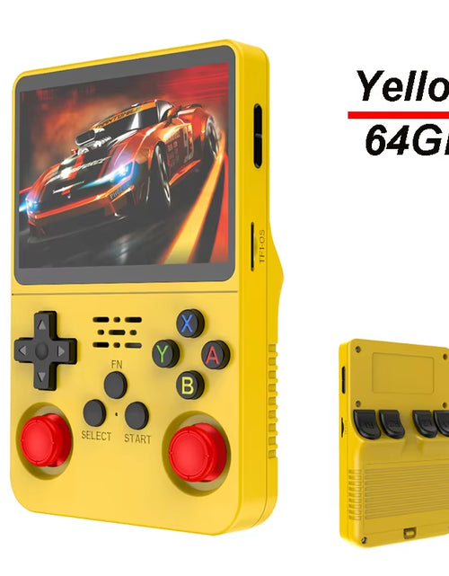 Load image into Gallery viewer, R36S Handheld Game Console 3.5Inch IPS Screen 128G Classic Retro Games Consoles Arkos System Portable Pocket Video Game Player
