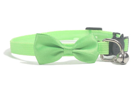 Pet Collars New Pet Bow Bell Collars Cute Cat Collars Pet Supplies Multicolor Adjustable Pet Dressing Tool Pet Accessories
