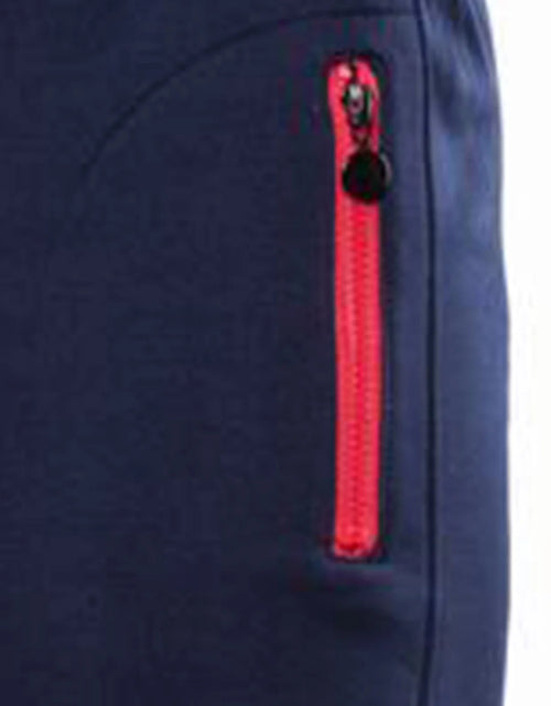 Load image into Gallery viewer, Pantalones Sólidos Con Cordón Para Hombre Cintura Elástica Joggers Ajustados Pantalones Deportivos Con Bolsillo Con Zíper Pantalones De Fitness Moda Hippie Ajuste Regular Otoño Invierno Casual Para Exteriores Pantalones Largos
