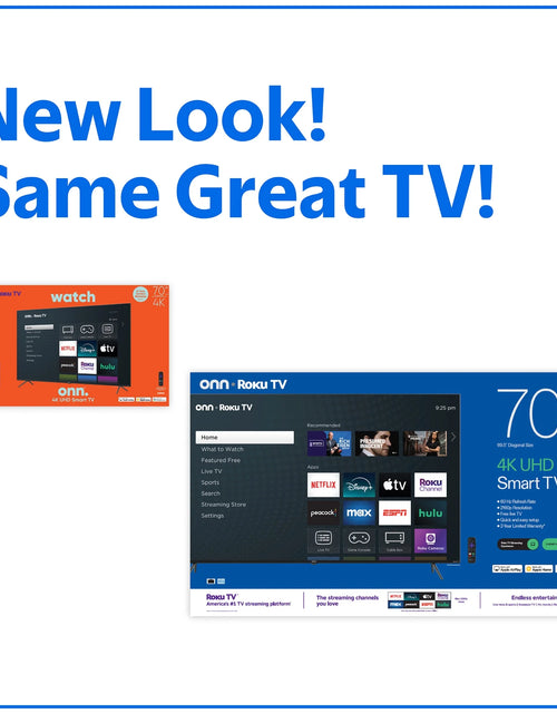 Load image into Gallery viewer, 70” Class 4K UHD Roku Smart Television, 100012588
