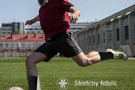 5 Pairs Non Slip Grip Socks - Ideal for Yoga, Pilates, Hospital Use - Men & Women'S Crew Sticky Gripper Socks (Size 10-13)