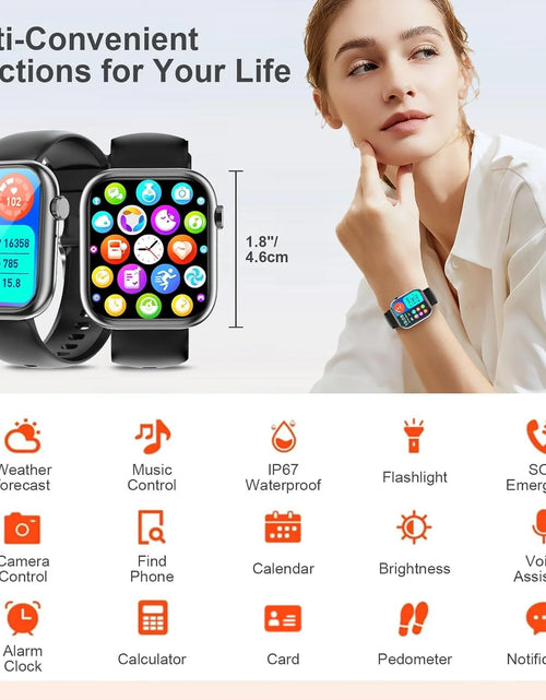 Load image into Gallery viewer, Smart Watch Answer/Make a Call Bluetooth Smart Watch for IOS Android Men'S and Women'S Watch Black
