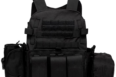 Camouflage Plate Carrier Vest Multi-Functional Paintball Airsoft Vest Adjustable Men Women Combat Equipment for Outdoor Cycling