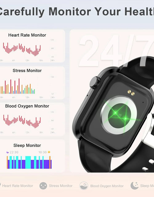 Load image into Gallery viewer, Smart Watch Answer/Make a Call Bluetooth Smart Watch for IOS Android Men'S and Women'S Watch Black
