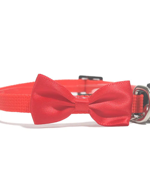 Load image into Gallery viewer, Pet Collars New Pet Bow Bell Collars Cute Cat Collars Pet Supplies Multicolor Adjustable Pet Dressing Tool Pet Accessories
