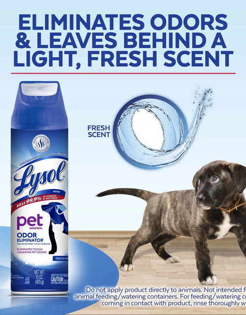 Load image into Gallery viewer, ® Pet Odor Eliminator Spray, Sanitizing and Disinfecting Spray for Pet Odors, 15Oz

