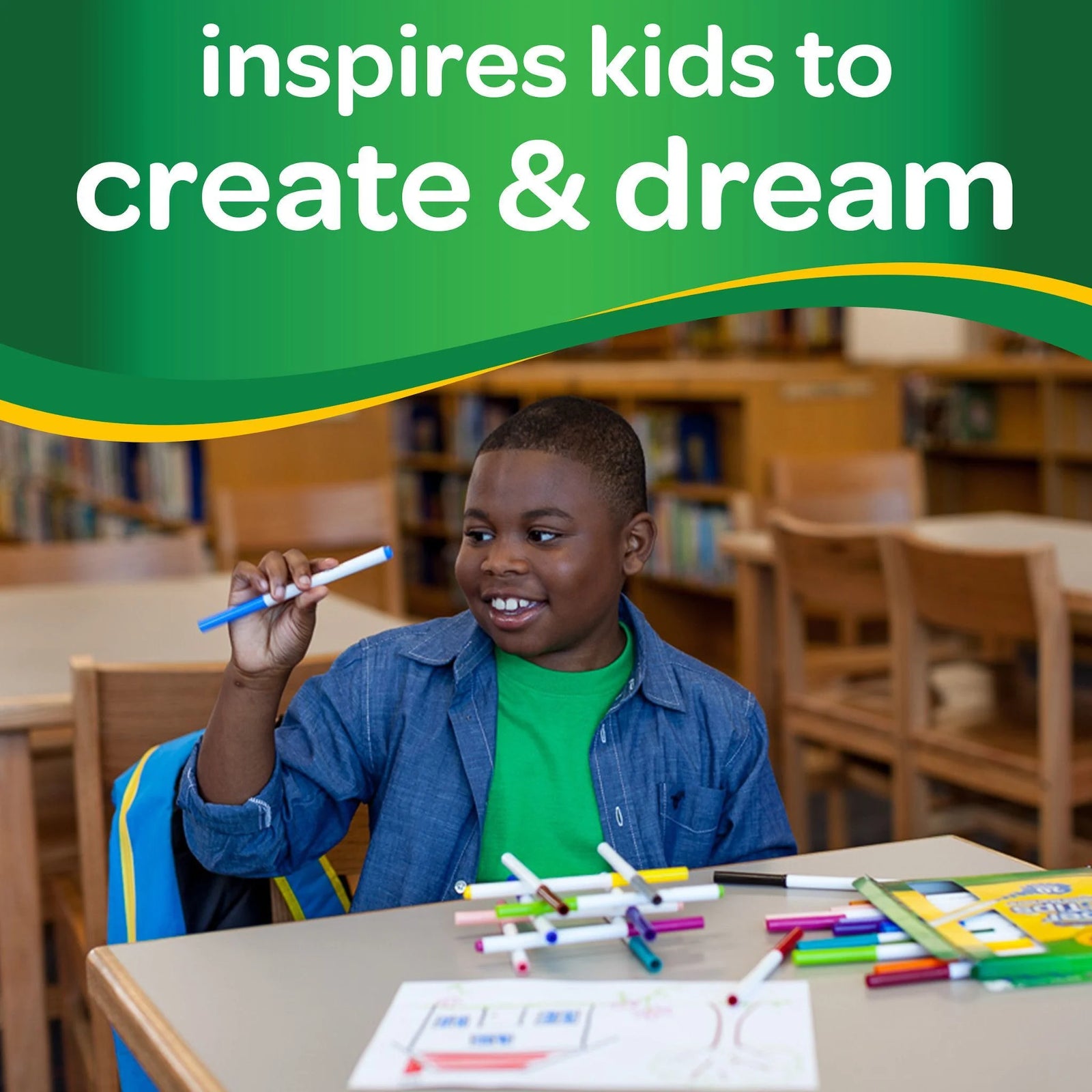 Super Tips Washable Markers, 100 Ct, Easter Coloring Supplies, Classroom Must Haves, Easter Gifts for Kids and Teens, Ages 3+