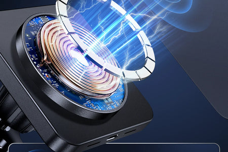 Car Mag-Safe Wireless Charger - Car Mount Fast Charging Air Vent Phone Holder Mount for Iphone 17/16/15/14/13/12 - Black