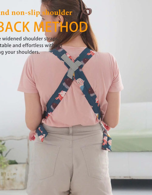 Load image into Gallery viewer, 4 in 1 Baby Carrier,Ergonomic Infant Carrier Backpack,Breathable Front Back Carrying Wrap Seat for Newborn Toddlers up to 33 Lbs,Colorful
