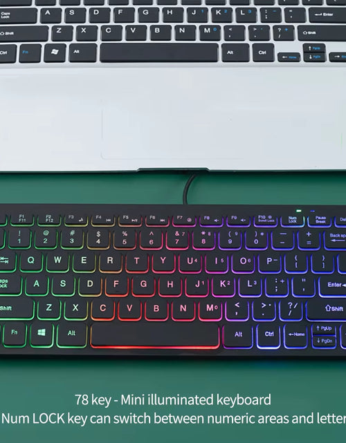 Load image into Gallery viewer, Portable Wired Keyboard Laptop Mini Keyboard Computer External Keyboard Computer Accessories
