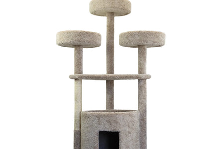 Prestige Cat Trees 130014-Beige Main Coon Cat House Cat Tree