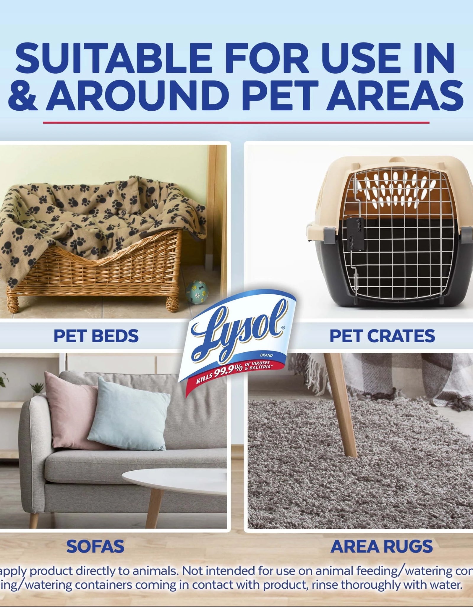 ® Pet Odor Eliminator Spray, Sanitizing and Disinfecting Spray for Pet Odors, 15Oz