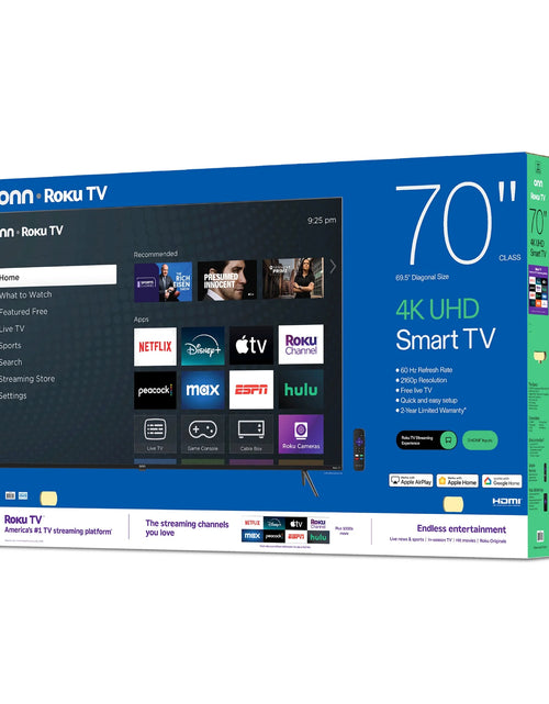 Load image into Gallery viewer, 70” Class 4K UHD Roku Smart Television, 100012588
