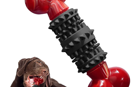 Dog Toys for Aggressive Chewers Bone Dog Toy Interactive Dog Toys for Large Dog Chew Toys for Aggressive Chewers,Dinosam Indestructible Dog Toy for Medium Large Dogs
